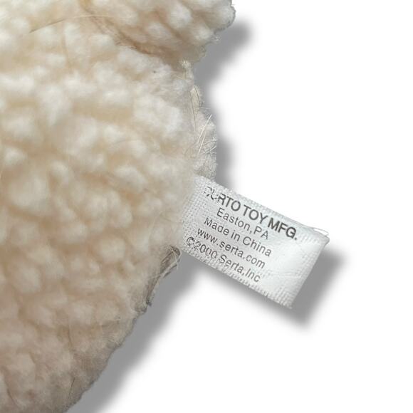 Serta Plush Comfort Sleep Number 1/2 You Sheep Out of Work Bulging Eyes Baby 7" - Picture 8 of 10